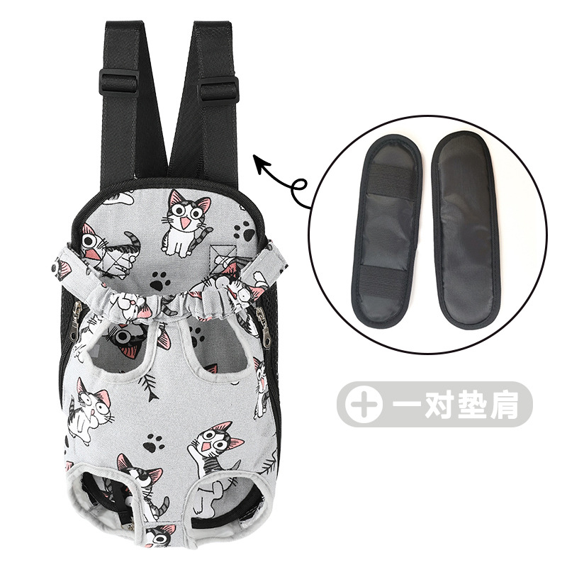 Mochila universal para perros y gatos explosivos, bolsa para mascotas, peluche portátil, bolsa para el pecho para mascotas Yorkshire, mochila para mascotas
