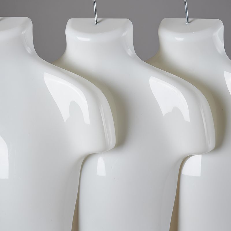 模特片半身塑料模型汉服悬挂衣架厚实耐用泳衣模特衣架衣服展示架|undefined