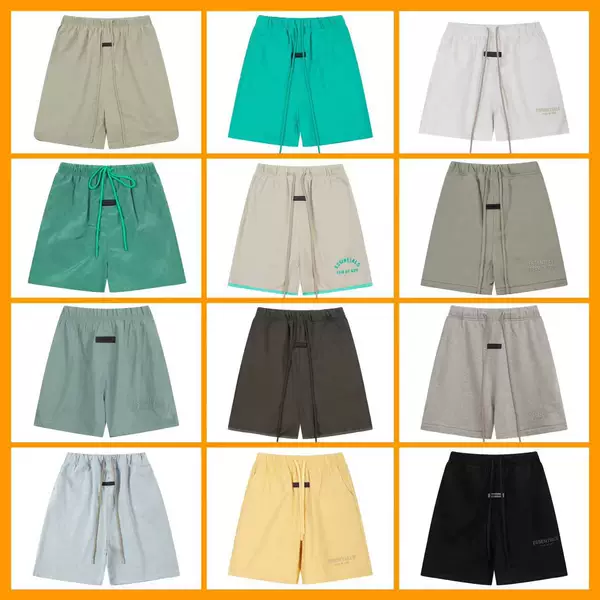 European and American Trendy Brand 25Ss Silicone Letter Logo Casual Shorts Summer Loose Five-Point Shorts for Men and Women