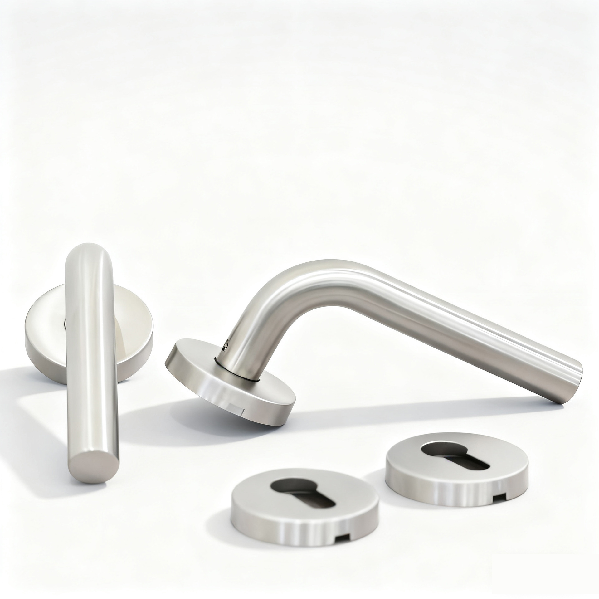 室内卧室分体门锁304不锈钢木门锁批发门把手房门锁不锈钢执手锁