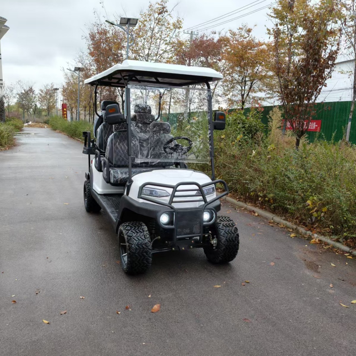 Xt Xiangtu Travel 6-Seat Golf Cart Scenic Spot Mobility Vehicle Tourist Sightseeing Vehicle Four-Wheel Electric Vehicle Family Vehicle