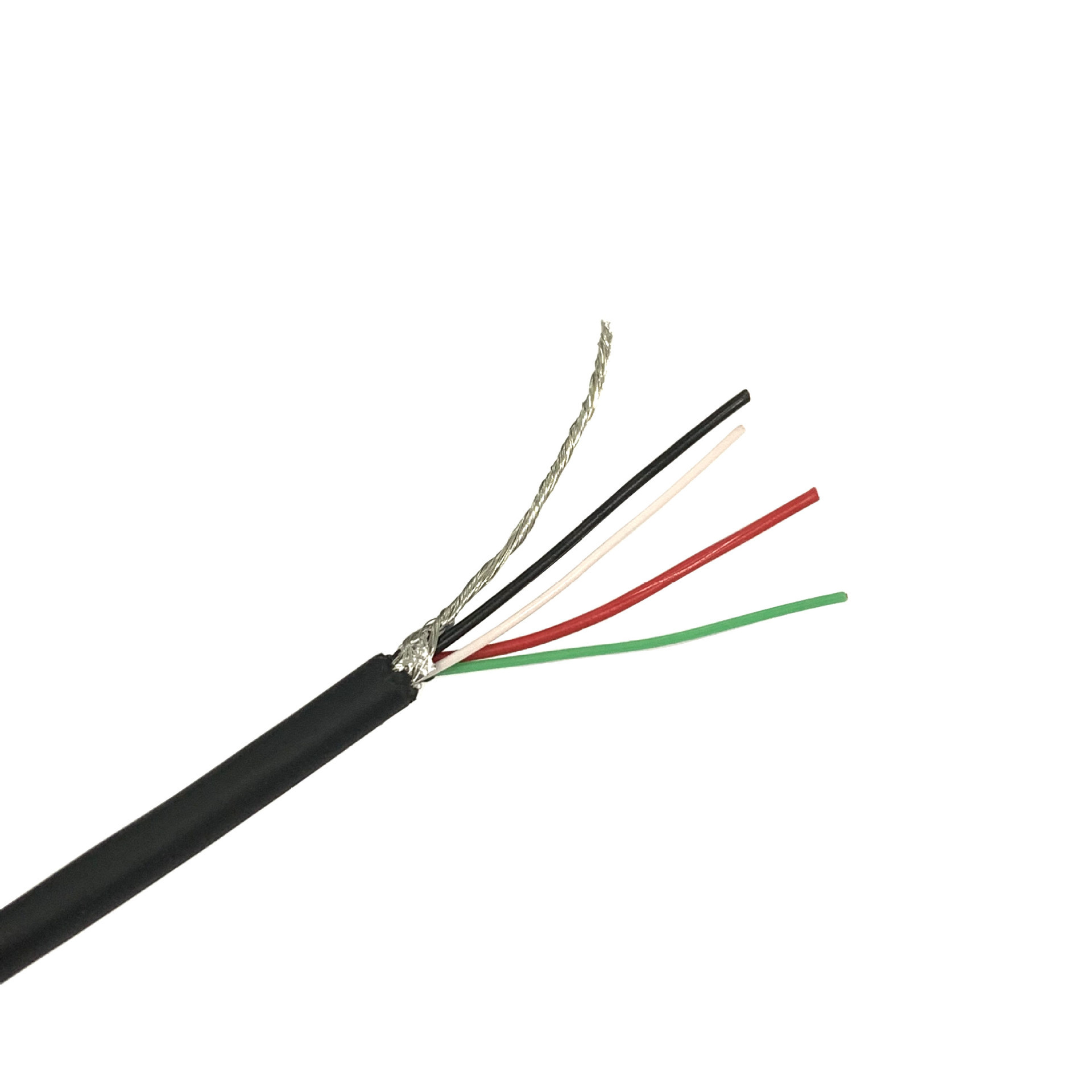 2725 4-core TPE twisted multi-core 24+28AWG with foil + shielding + ground USB communication video signal cable