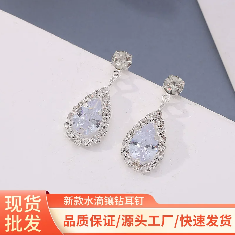 Модные серьги, серебряная игла, простой и элегантный дизайн