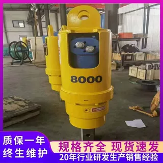 挖掘机螺旋钻机 大扭矩液压动力头 地基打桩液压钻孔机