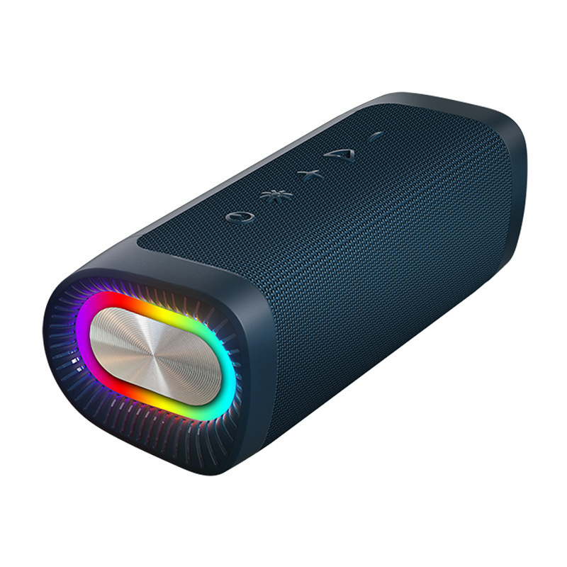 新しいワイヤレス Bluetooth スピーカー RGB ライト重低音大音量屋外ポータブル生地防水オーディオ|undefined