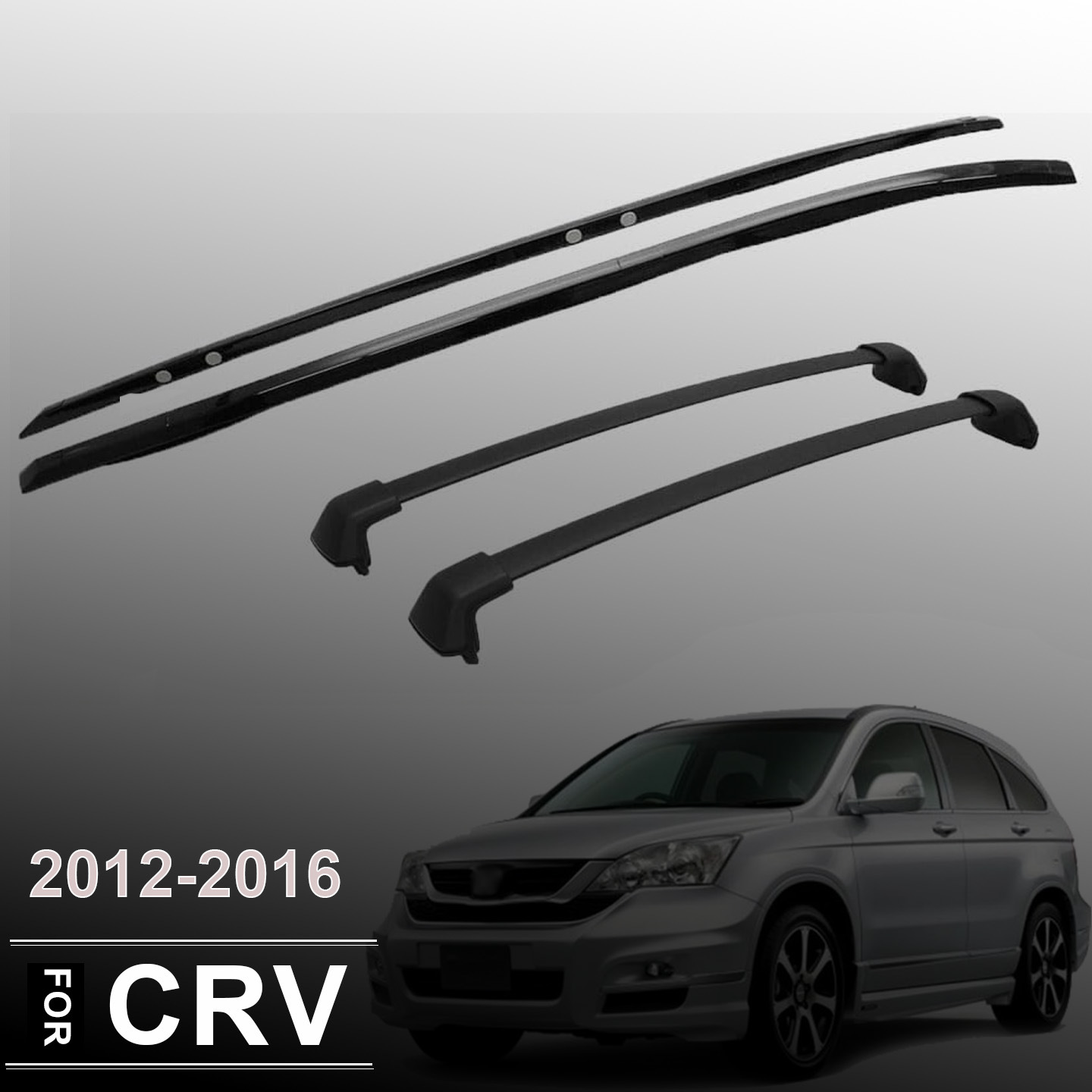 Suitable for 12-16 Honda Crv Luggage Rack Crossbars, Crv Set Luggage Rack, Roof Rack Crossbars, Special Use