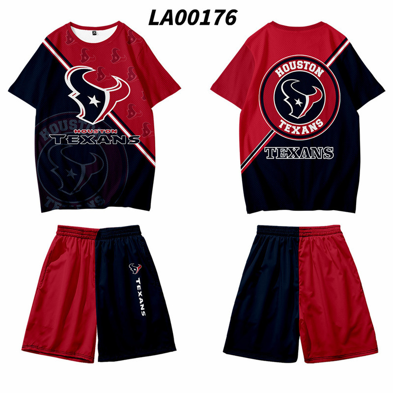 2021 traje de equipo uniforme de la NFL impresión digital impresión digital pantalones cortos de manga corta para hombres y mujeres todos los días se pueden fijar Z