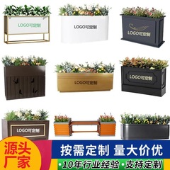 屋外ステンレス花箱組合せ広場販売部商店街花壇屋外フェンス遮断鉄芸花溝架