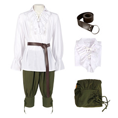 wish亞馬遜中世紀平民服裝成人 文藝復興時期歐洲話劇演出服cos服