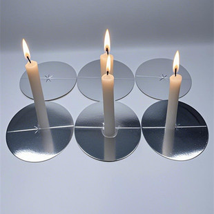 Ear Candle Holder Candle Anti-Drip Gasket Tray Church Commemorative Hall Anti-Drip Discs Drop Shipping