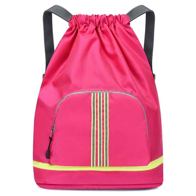 Sports backpack, folding bag for traveling, drawstring