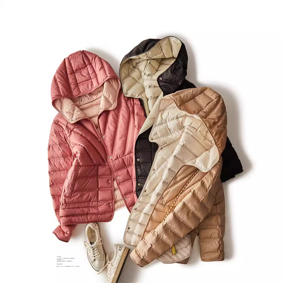 Double-sided light and thin keep warm demi-season fashionable velvet…