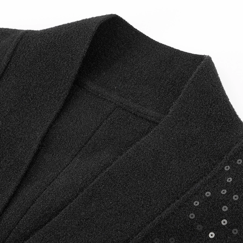 Жакет, короткий пояс, тренч, кардиган, стиль Chanel, 2023, шнурок-верёвка
