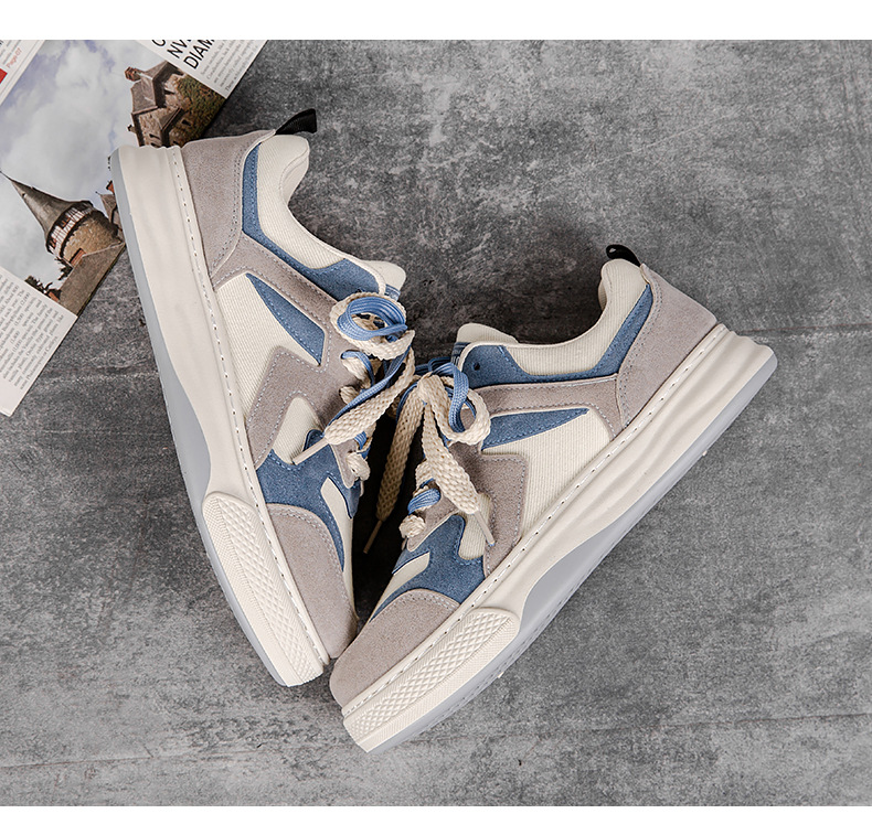Mænd Lædersko Løbesko Arbejdssko Sneakers Stof Stødabsorbering Buestøtte Letvægtsfodtøj_voghion.com