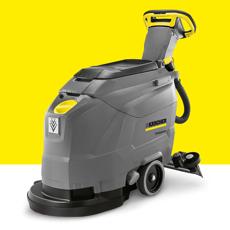 卡赫工厂超市有线拖地机BD43/25C EP酒店手推电线式洗地吸干机