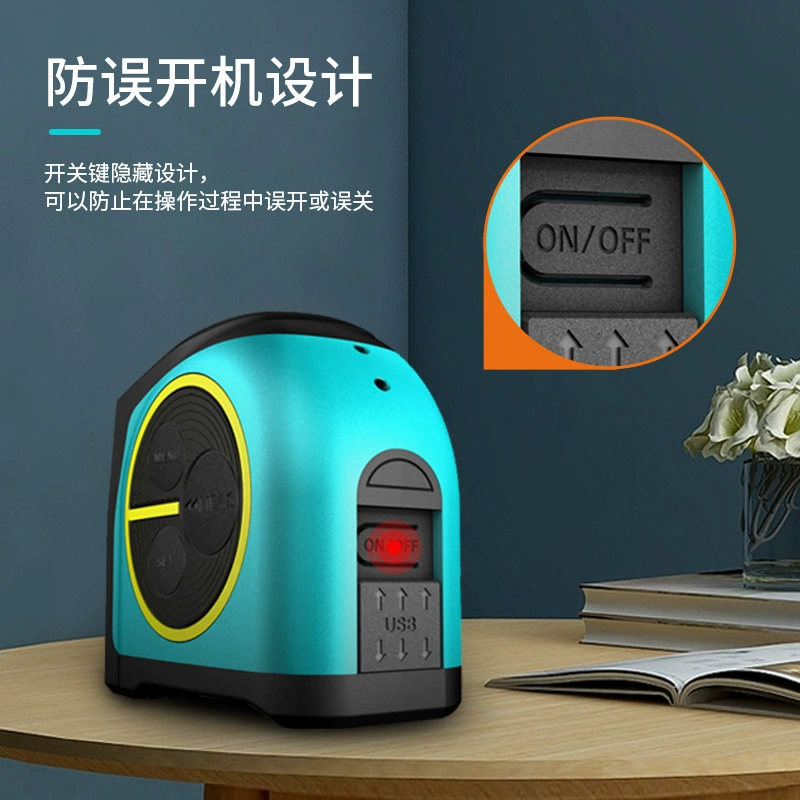 Литиевая рулетка 5 м мини-коробка линейка из нержавеющей стали Высокая точность стальная рулетка для деревообработки лазер измерения X20