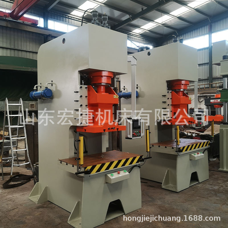 125T液压冲床100吨 拉伸式冲床 冲孔机 深喉冲床