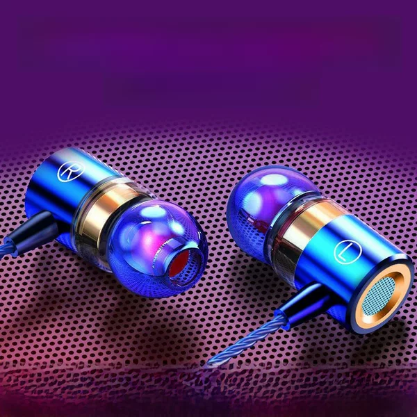 Wired In-Ear Headphones with Inline Control, Gaming Earbuds with Microphone for Karaoke and Gaming, Hifi Sound Quality