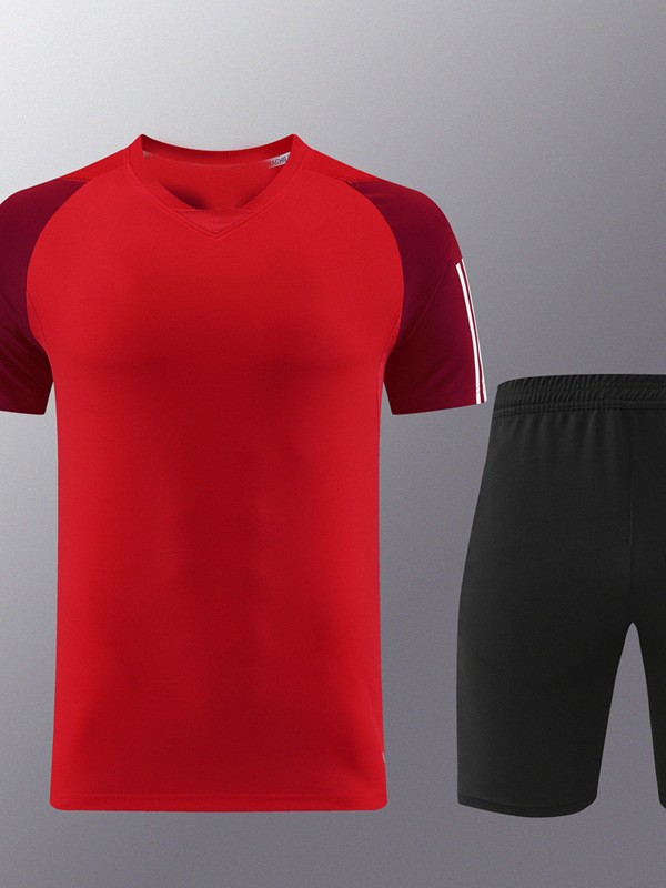 AD pantalones de manga corta con cremallera shortsZipper traje de entrenamiento pantalones fútbol comercio exterior verano trainning