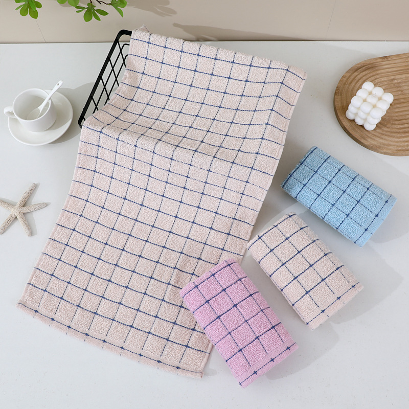 Toallas de algodón puro en existencia, venta al por mayor, suaves, absorbentes, gruesas, para el hogar, protección laboral, toallas faciales de poliéster y algodón, toallas de regalo, totalmente de algodón.