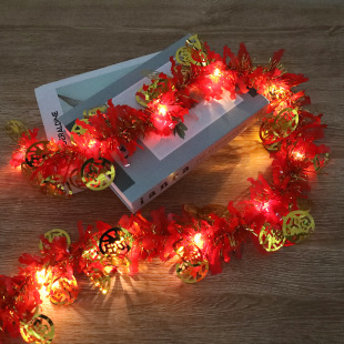 Spring Festival Led Ribbon Red Decoration New Lantern New Year Atmosphere Light String Blessing Room Atmosphere Holiday Decoration