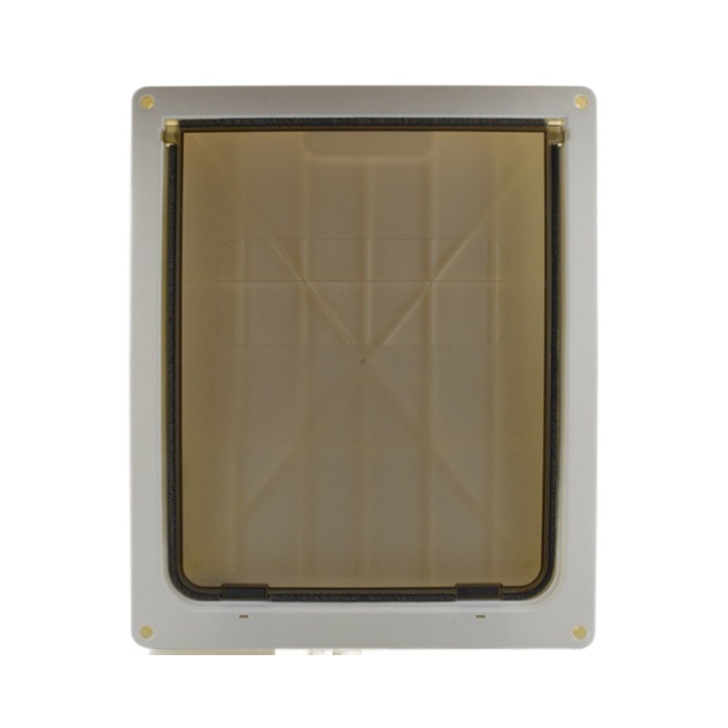 Suministros para mascotas puerta del gato puerta del perro deflector jaula del perro cerca de la puerta del perro canal del perro del agujero del perro de dos vías puerta del perro