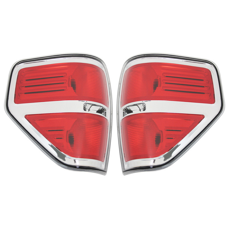 Aplicable a la lámpara trasera F - 150 de 2009 - 2014 modelo de galvanoplastia de halógeno semiabsamble original