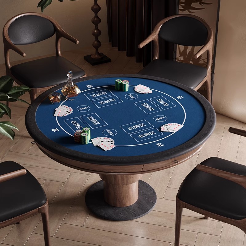 Mesa de huevo totalmente automática, mesa de comedor, mesa de centro elevadora de alta gama para el hogar, combinación de mesa de ajedrez y cartas de Texas Hold'em de madera maciza de estilo antiguo