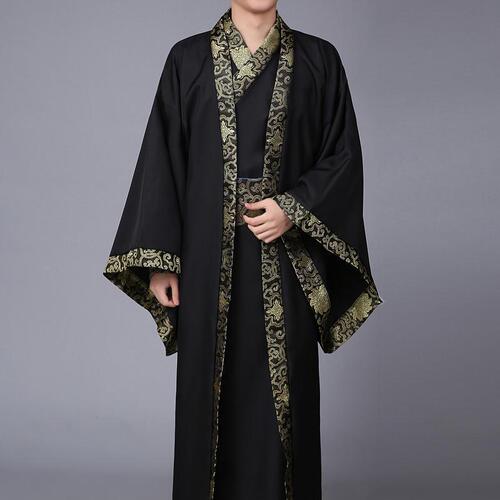 Ancient costumes, men in Han clothes, scholars in straight clothes, Tang clothes, Qin Dynasty, Spring and Autumn, Warring States, Three Kingdoms, official clothes, Han Dynasty ministers, ancient times