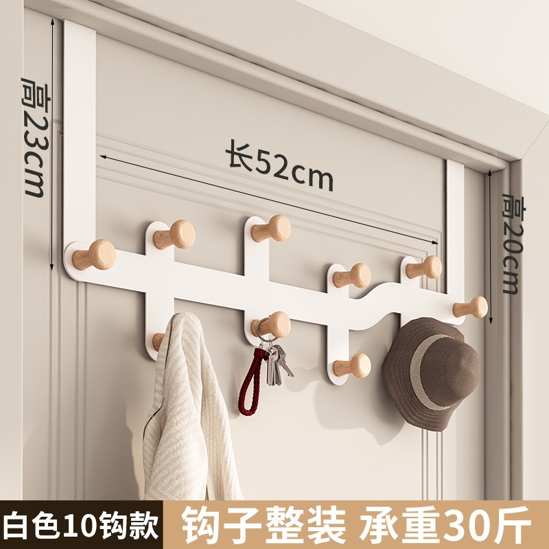 Colgar en la pared bolsa de la puerta Almacenamiento de ropa dormitorio de almacenamiento ponche libre casa colgador de pared detrás del gancho de la puerta