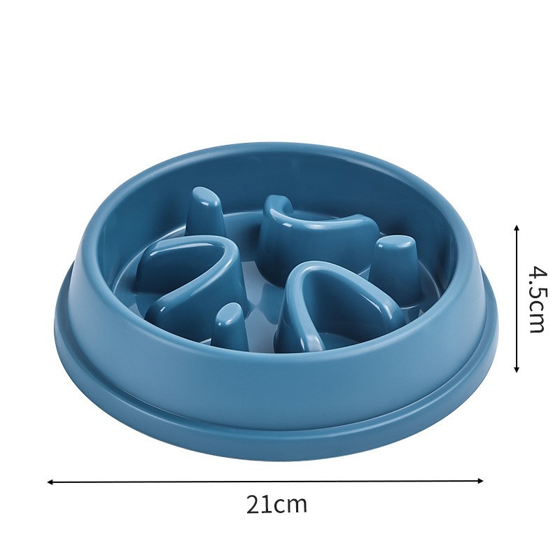 Tazón de comida lenta para perros Tazón de comida lenta para mascotas antideslizante contra derrumbe Tazón de comida para perros Tazón de comida para gatos Nuevo Tazón de comida lenta para mascotas