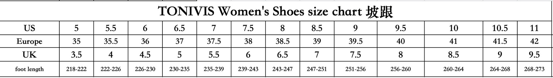 Women's shoes with half size