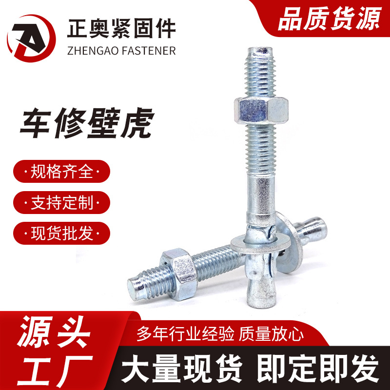 镀锌车修壁虎 电梯膨胀螺丝 膨胀螺栓 可镀彩锌热镀锌