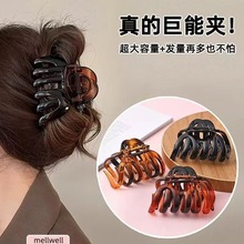 高级感大号南瓜夹女2025新款发量多后脑勺鲨鱼夹网红盘发发夹发饰