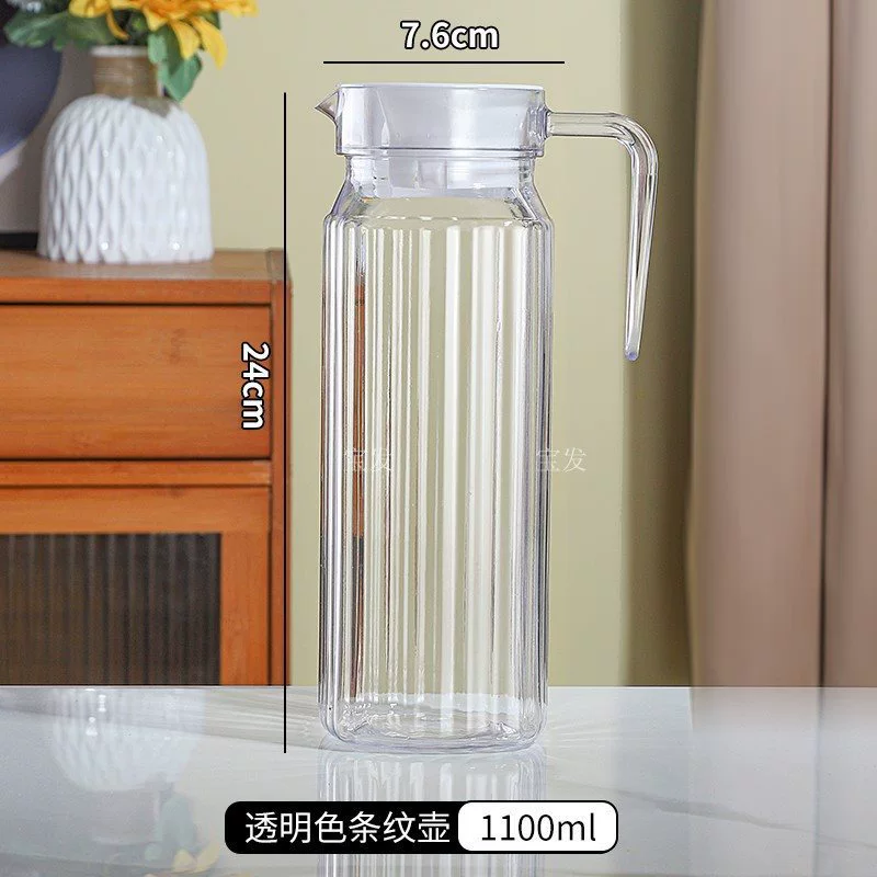 Acrylic plastic capacious teapot for living room, PC-plastic