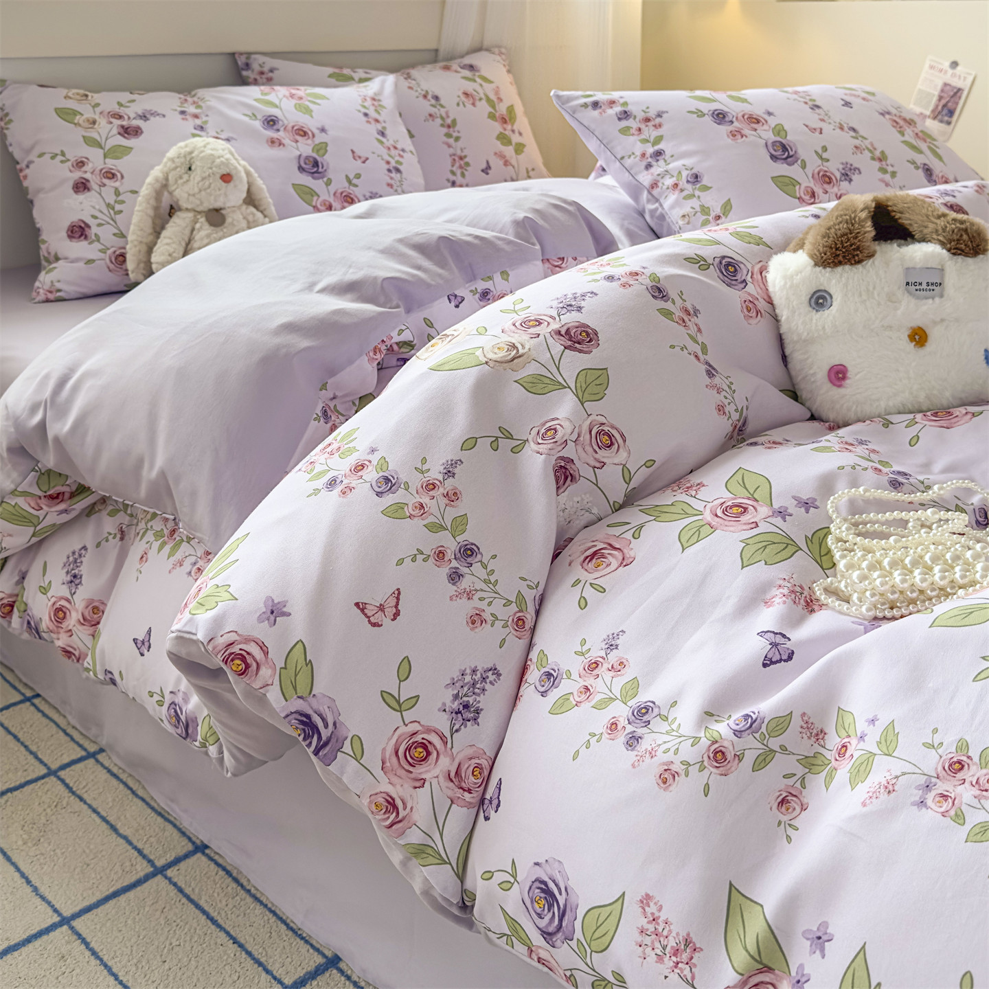 Cama de algodón 100% algodón puede dormir desnudo casa doble colcha cubierta de cuatro estaciones universal 2025 nuevo