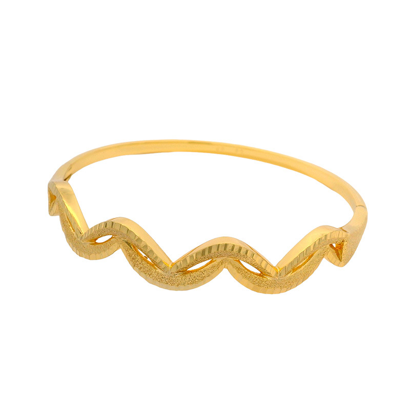 Xuping nueva moda ligera aleación de lujo chapado 24k color pulsera temperamento simple Europa y América joyas transfronterizas al por mayor