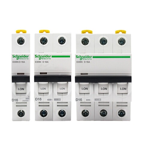 French Schneider ic65n air switch low voltage mcb household electric gate switch micro small circuit breaker cross-border
