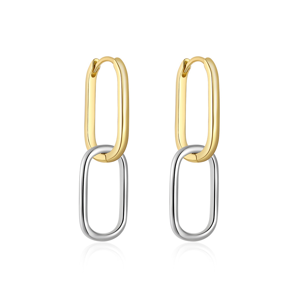 1g Weight 925 Sterling Silver Ear Needle Material Earrings Classification 1 Pair Quantity Daily Occasion 925 Sterling Silver Material Geometric Pattern All Seasons Season Women's Gender Mixed Metal Design Simple Style, IG Style Style 1 Pair 925 Sterling Silver 925 Sterling Silver Earrings Geometric Earrings 15