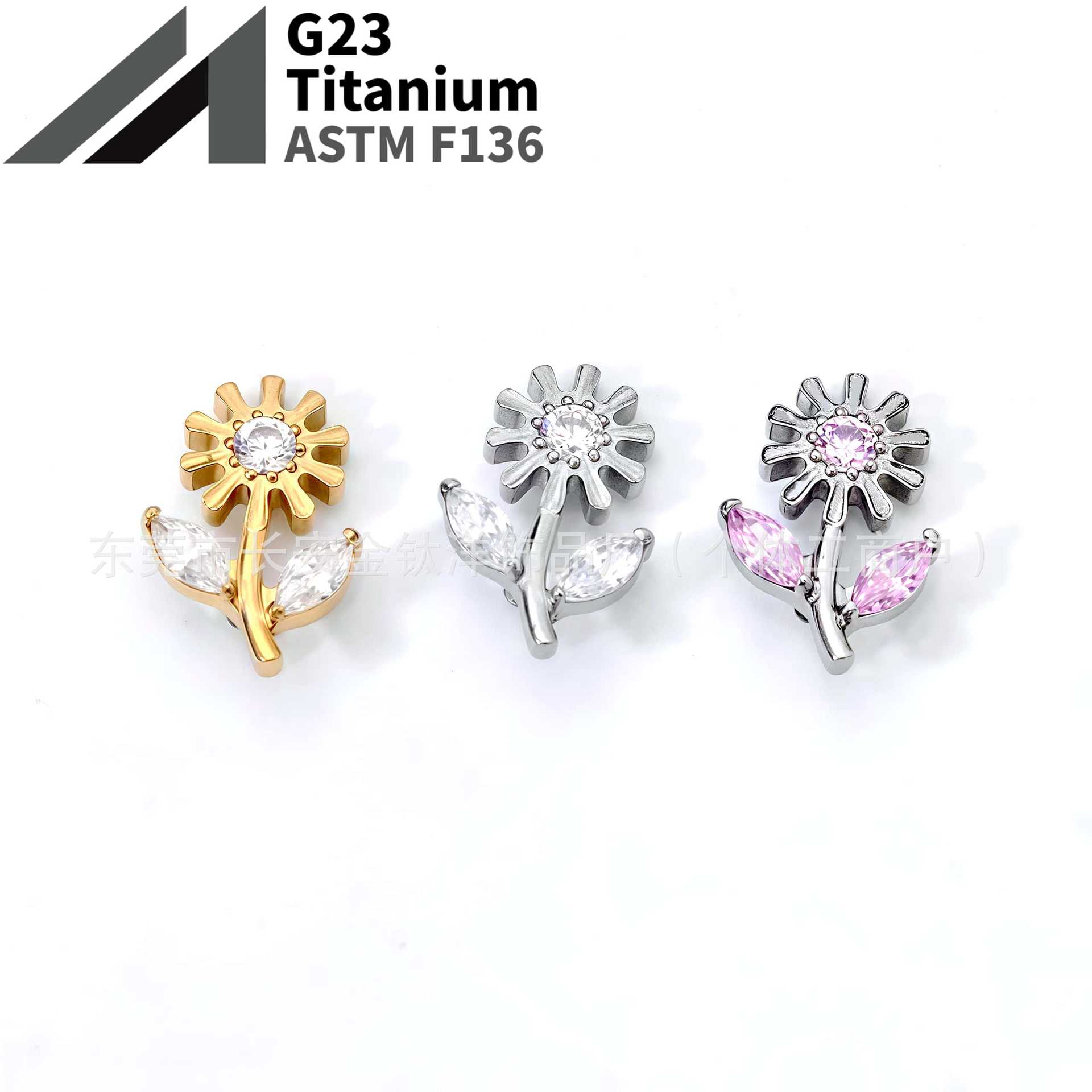 16G labret stud size and finish detail