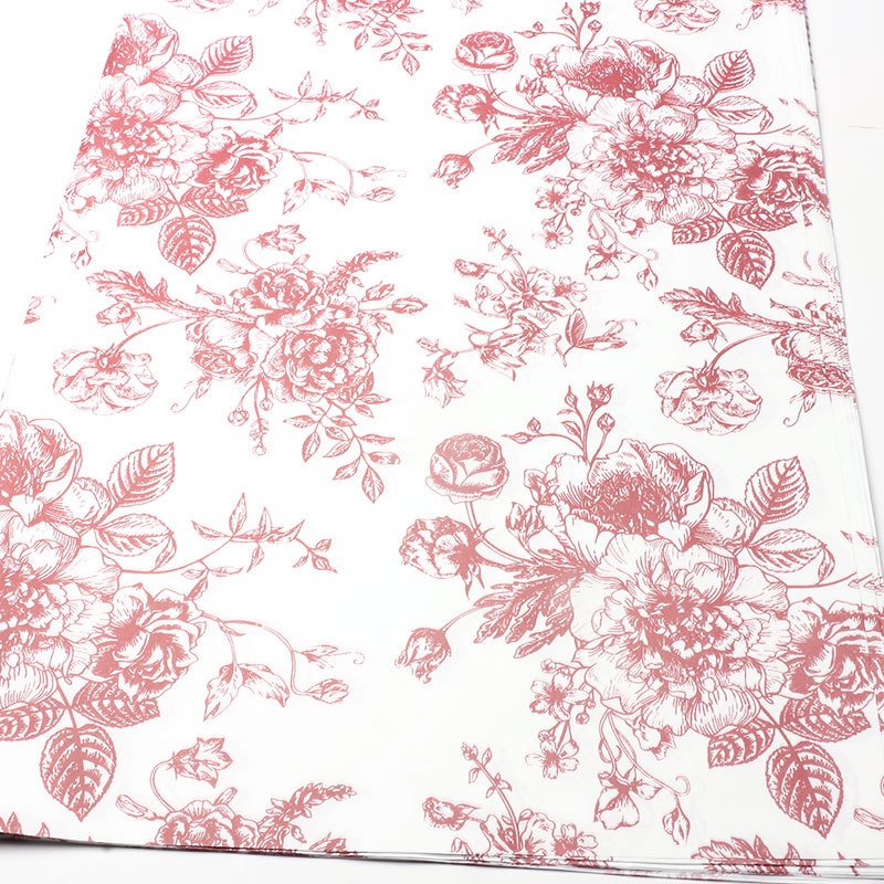 Huaxi tarde té negro retro papel de embalaje de Sydney flores flores ramo de flores artesanal papel de fusión a mano al por mayor