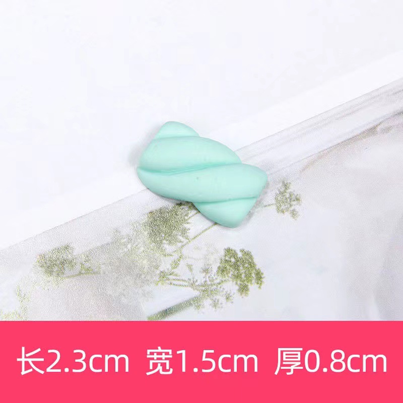 Macarón simulación de algodón diy accesorios de resina al por mayor crema pegamento clip de pelo parche de caso de teléfono móvil venta directa