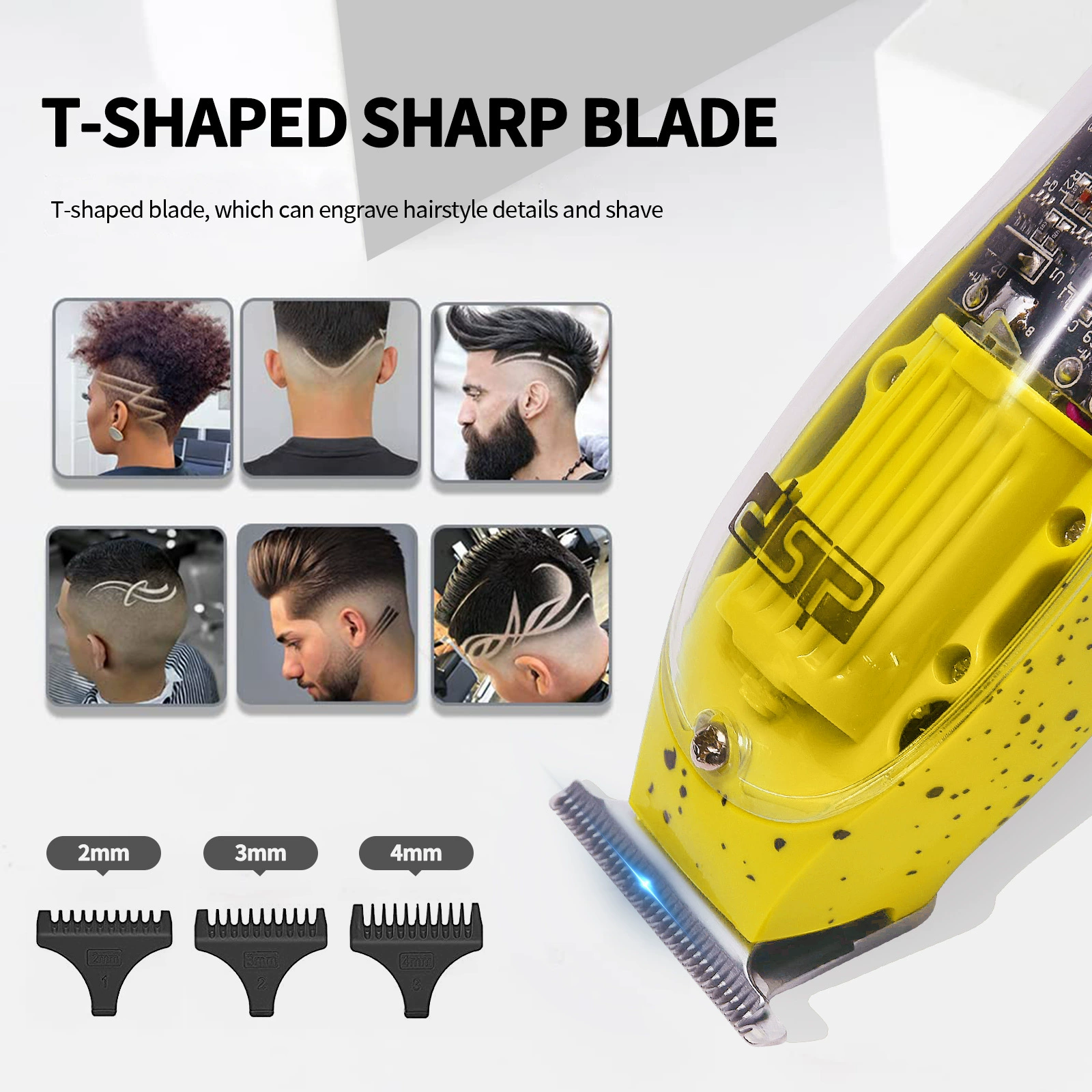 Rechargeable electric hair clipper with usb charger, generating electricity