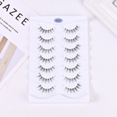 對毛假睫毛女整條漫畫眼睫毛仙子透明細梗自然新手自粘睫毛