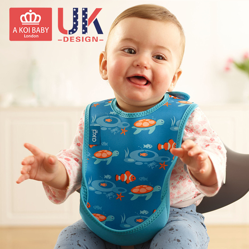 Wholesale children baby children waterproof dirty super soft complementary food saliva feed food bib skirt artifact