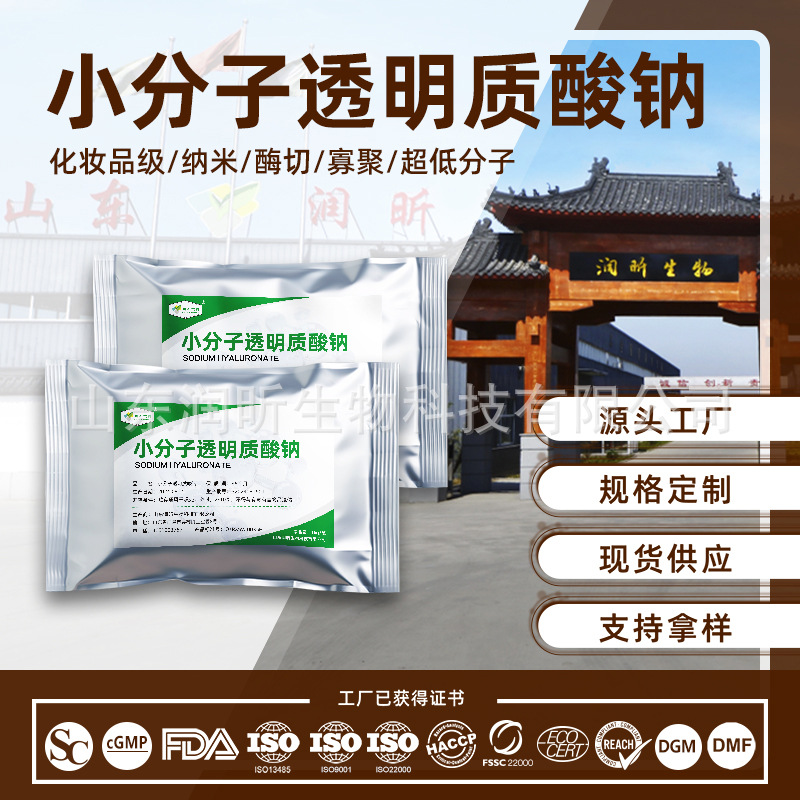 小分子透明质酸钠粉纳米水解玻尿酸护肤品用化妆品级透明质酸钠