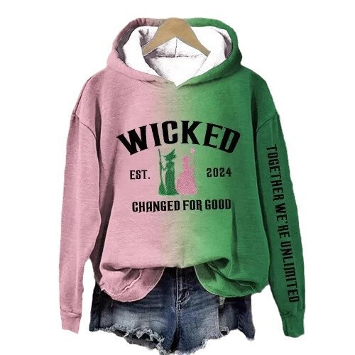 New Women's Hooded Sweatshirt Independent Store Hot Selling 3D Digital Printing Halloween Series Supply