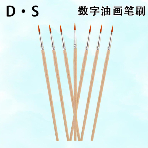 Nylon wool log hook line pen, ceramic acrylic brush, fashionable digital oil painting, watercolor brush, acrylic brush