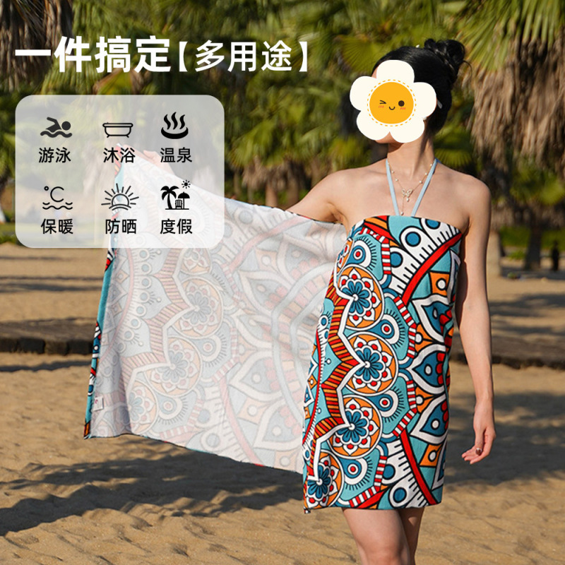 現物は国境を越えたポリエステルビーチタオルを供給しています。|undefined