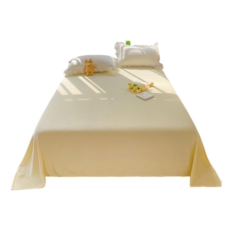 Sábanas de lana de leche de invierno gruesas mantas dormitorio de estudiantes una sola persona más edredón una sola cubierta de almohada de tres piezas